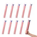 Patriotic American Flag Foil Balloons Set - Flag Cheer Stick Balloons 10 pcs