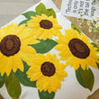 Aesthetic Sunflowers Embroidered Cushion Cover