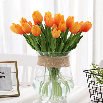 Artificial Tulip Flowers Bouquet (20 pcs)