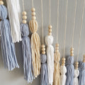 beads tassels tapestry wall decor