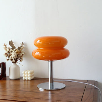 Retro '50s Egg Tart Table Lamp
