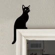 Black Cat Door Frame Decor