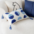 blue shades themed preppy aesthetic decor cushion cover roomtery