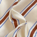 brown striped print bedding duvet cover et aesthetic room decor roomtery
