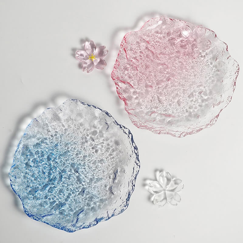 bubbled glass sea foam effect aesthetic jewelry tray organizer roomtery