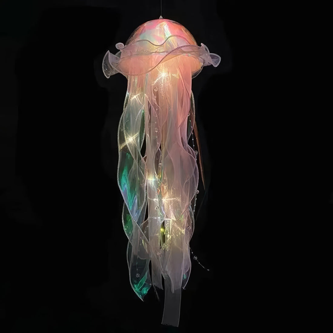 jellyfish lights wall and ceiling hanging night light decor
