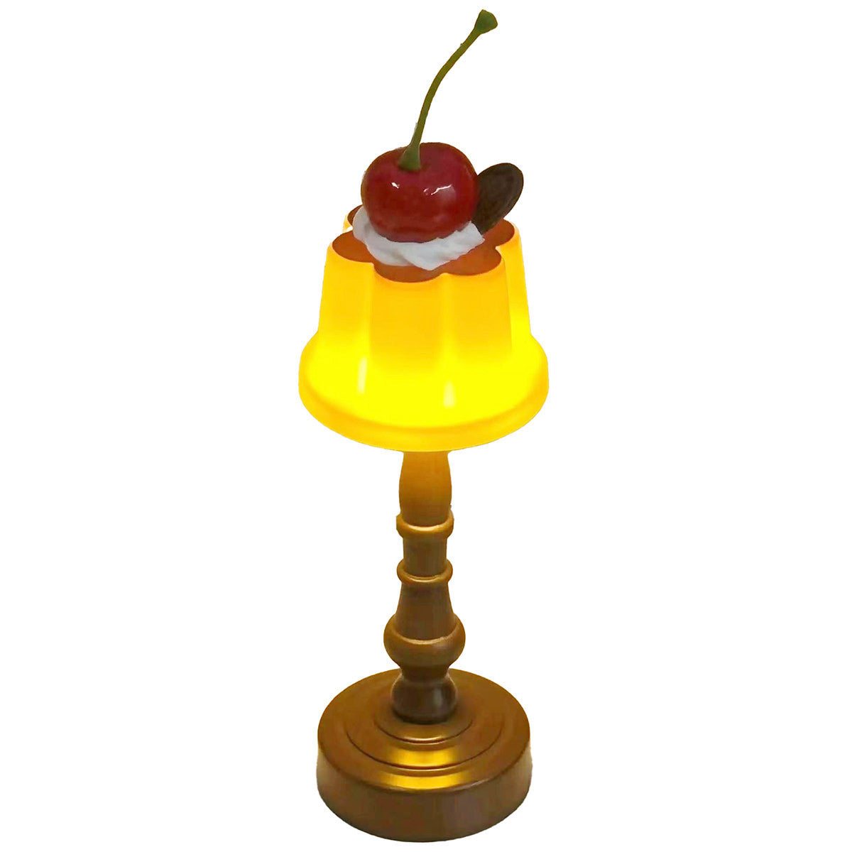 cherry pudding shaped cute mini table retro lamp 