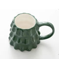 christmas tree shaped aesthetic ceramic coffee mug