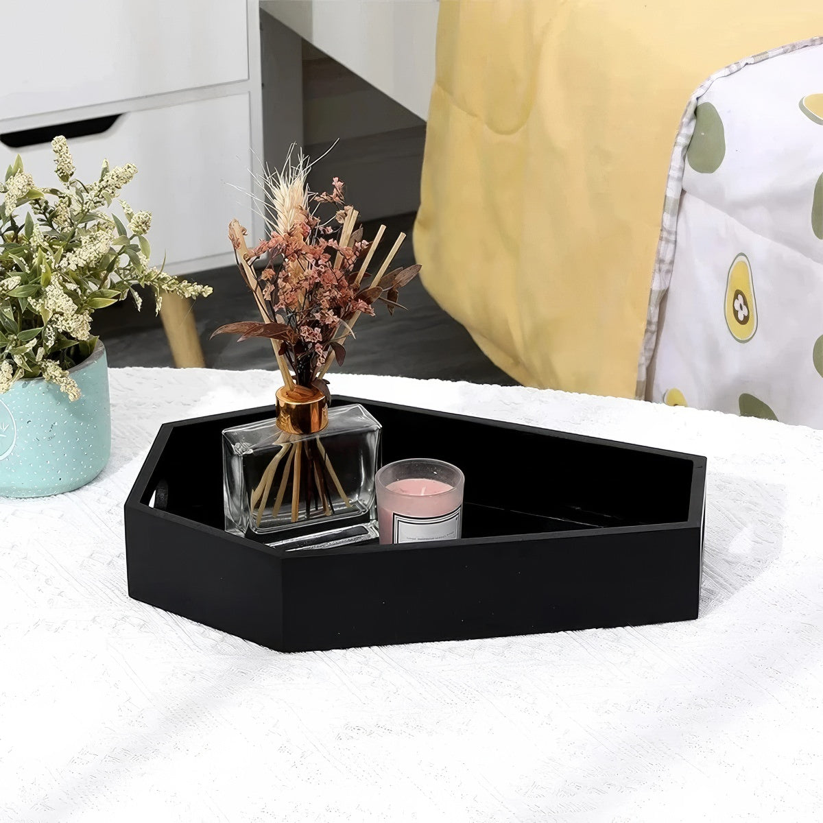 black coffin-shaped jewelry storage tray witchcore aesthetic 