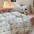 floral coquette print dusty pink color bedding duvet cover set