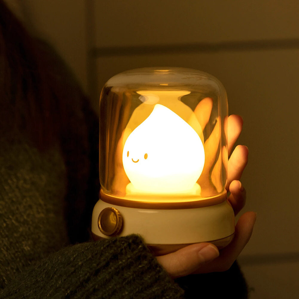 Cute Flame LED Night Light - Shop Online on roomtery