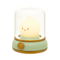 cute anime flame vintage kerosine lamp shaped night light roomtery kawaii aesthetic room decor