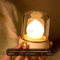 cute anime flame vintage kerosine lamp shaped night light roomtery kawaii aesthetic room decor