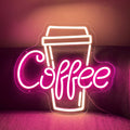 cute coffee shop wall decor neon sign roomtery