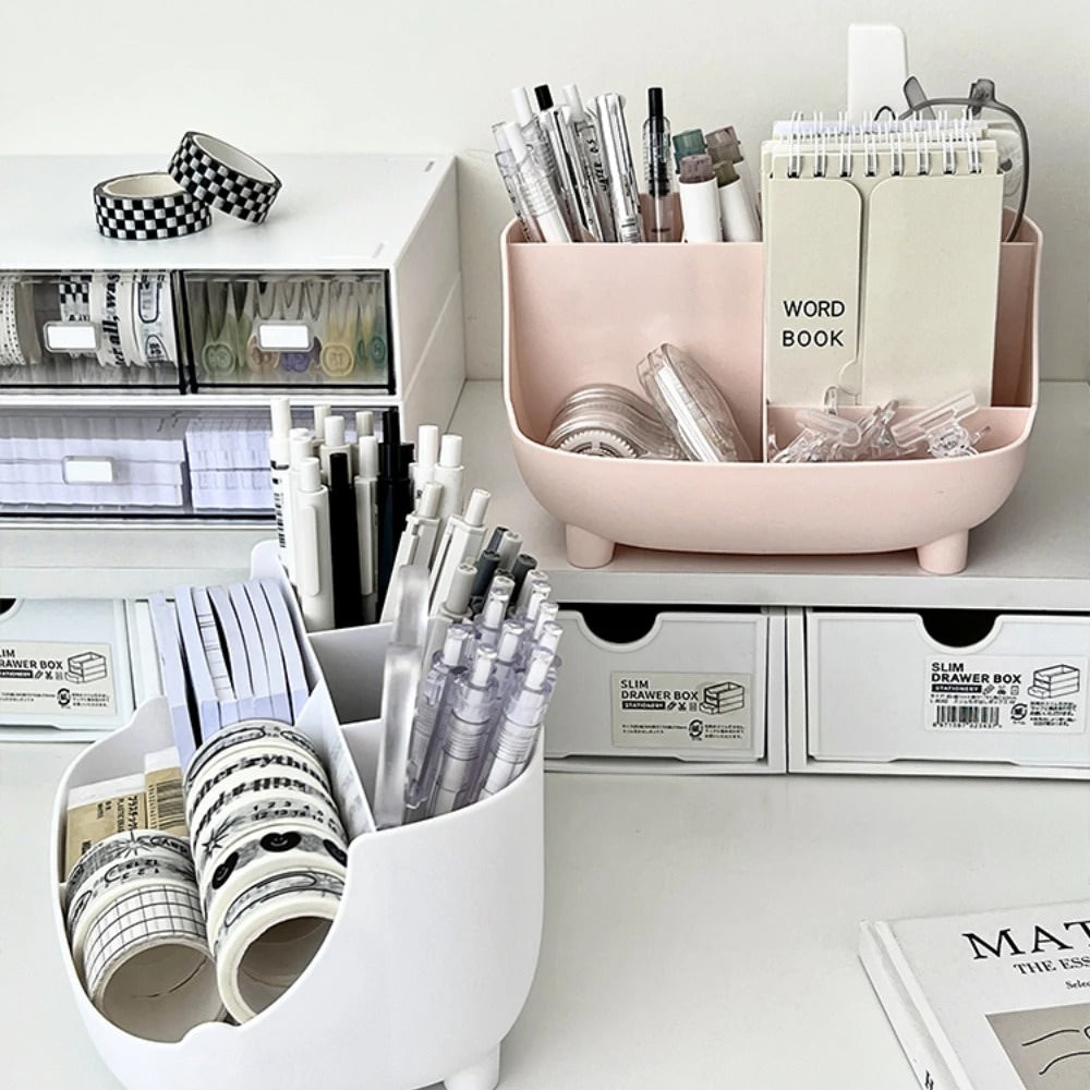 cute kawaii desktop pen holder table organizer roomtery aesthetic room decor