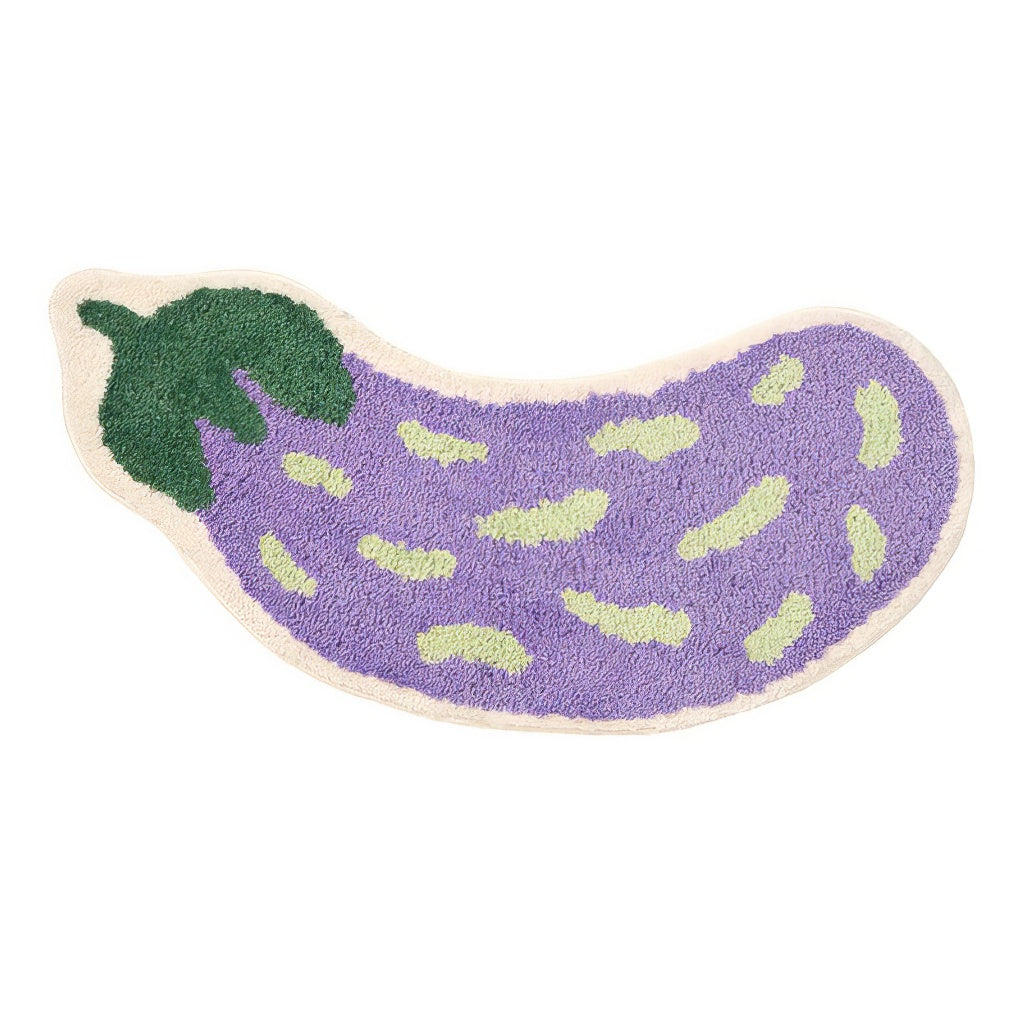 funny cute eggplant tufted eggplant