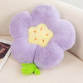 cute cherry flower plush throw pillow roomtery