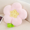 cute cherry flower plush throw pillow roomtery