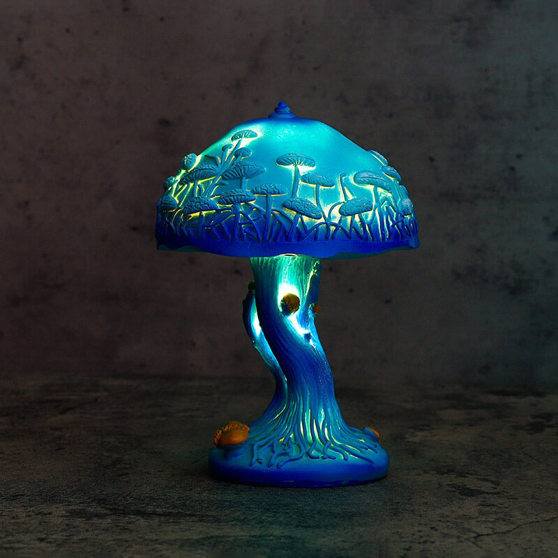 fairycore aesthetic mushroom shaped night light table lamp roomtery