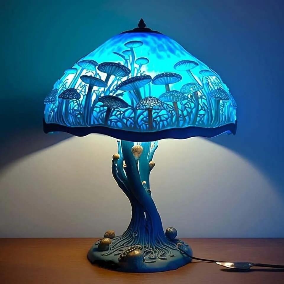 fairycore aesthetic mushroom shaped night light table lamp roomtery