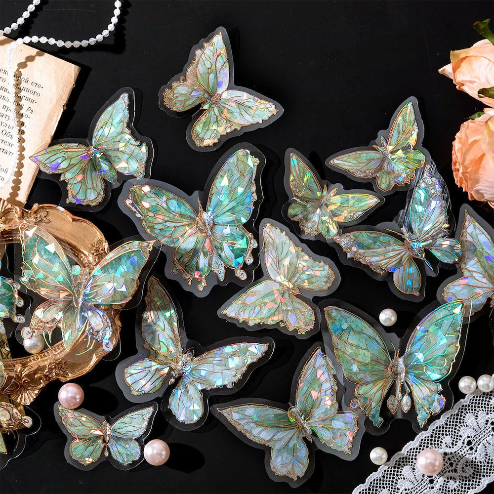 Fairy Butterflies Wall Stickers Aesthetic Room Wall Decor roomtery