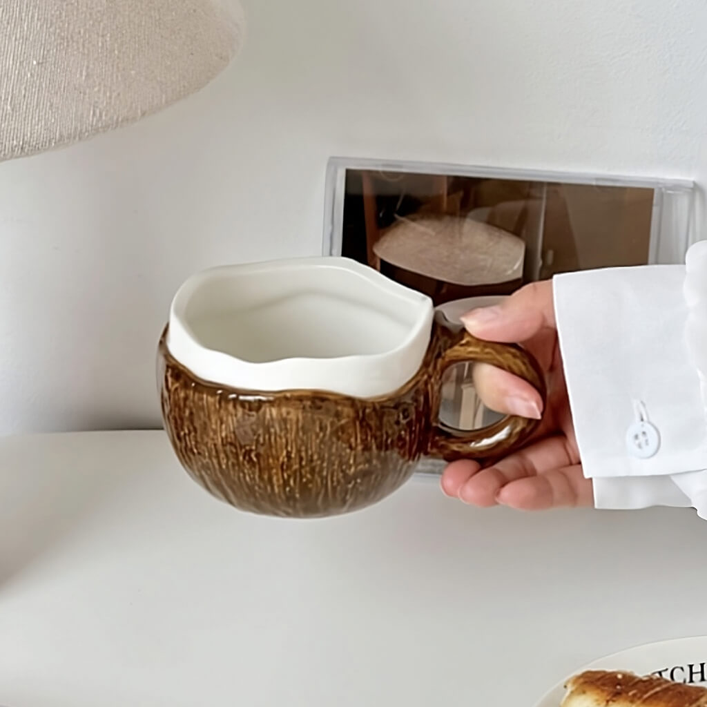 fresh coconut ceramic mug