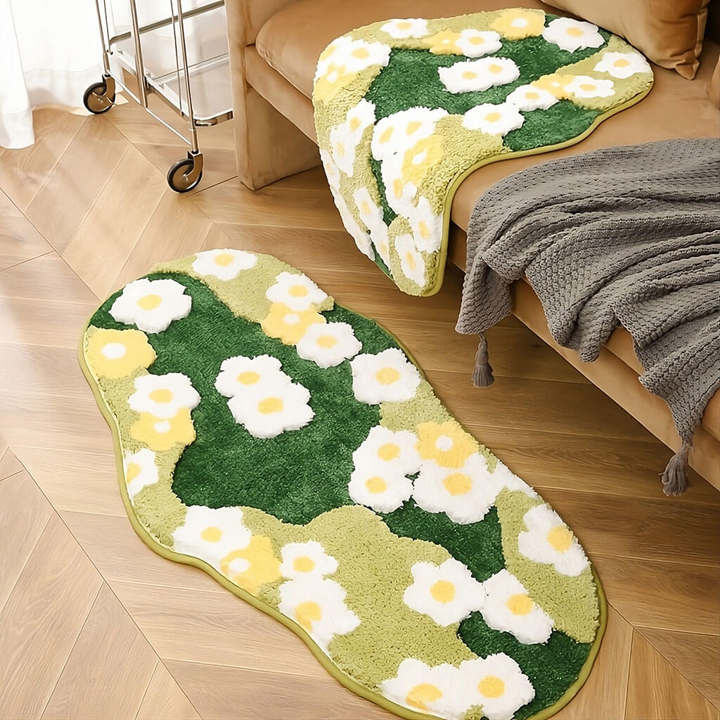 fresh daisy meadow tufted rug