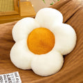 furry plush flower shaped decorative pillow fall decor throw cushion