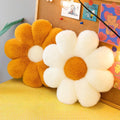 furry plush flower shaped decorative pillow fall decor throw cushion