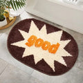 good fluffy tufted door mat accent rug roomtery