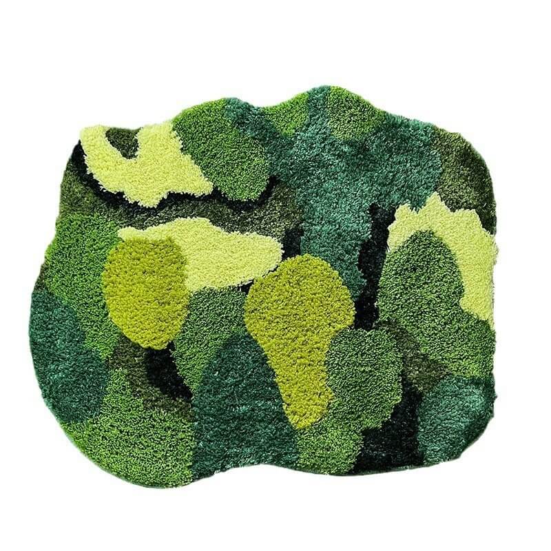 Green Moss Tufted Rug - Shop Online on roomtery