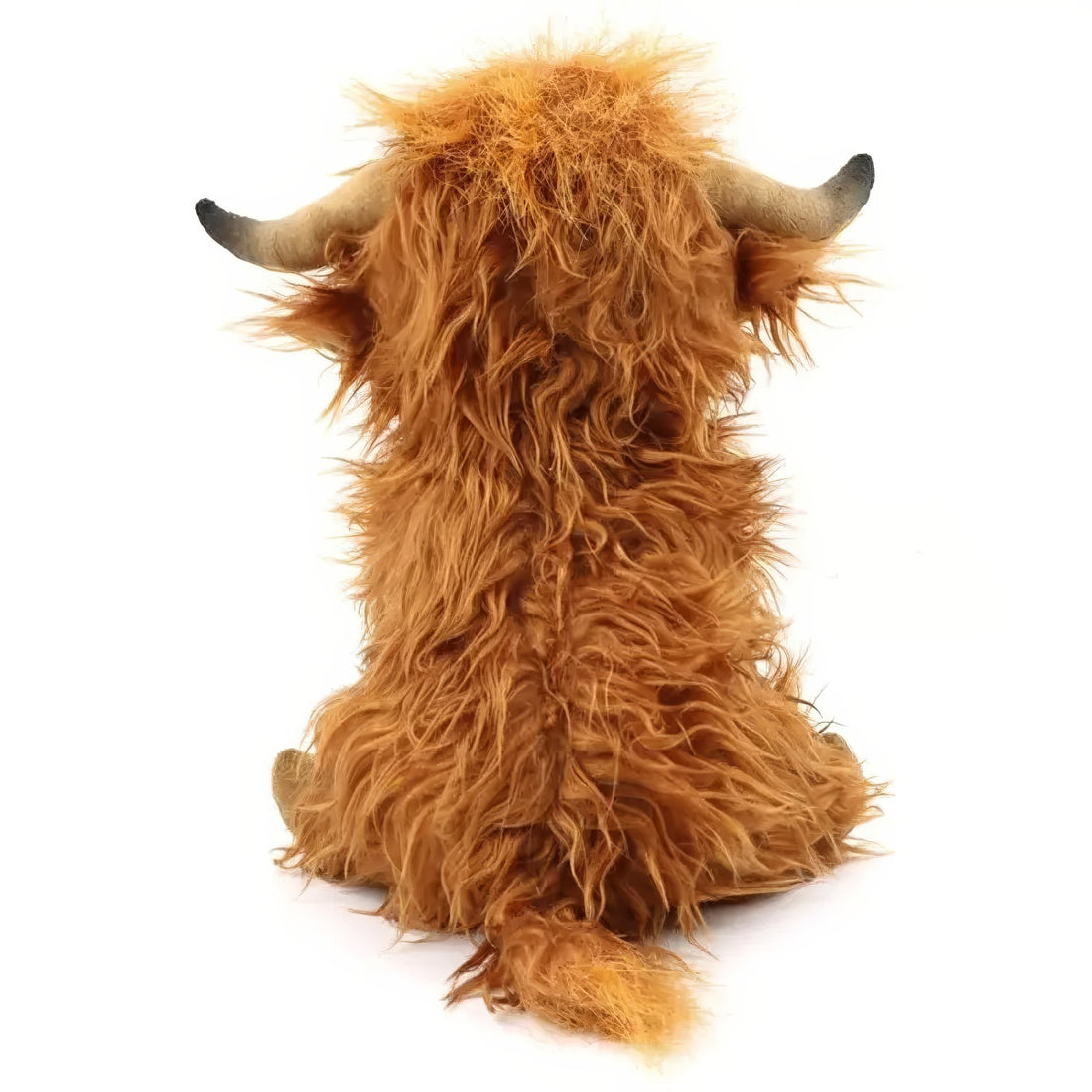 hairy plush highlander cow toy