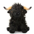 hairy plush highlander cow toy
