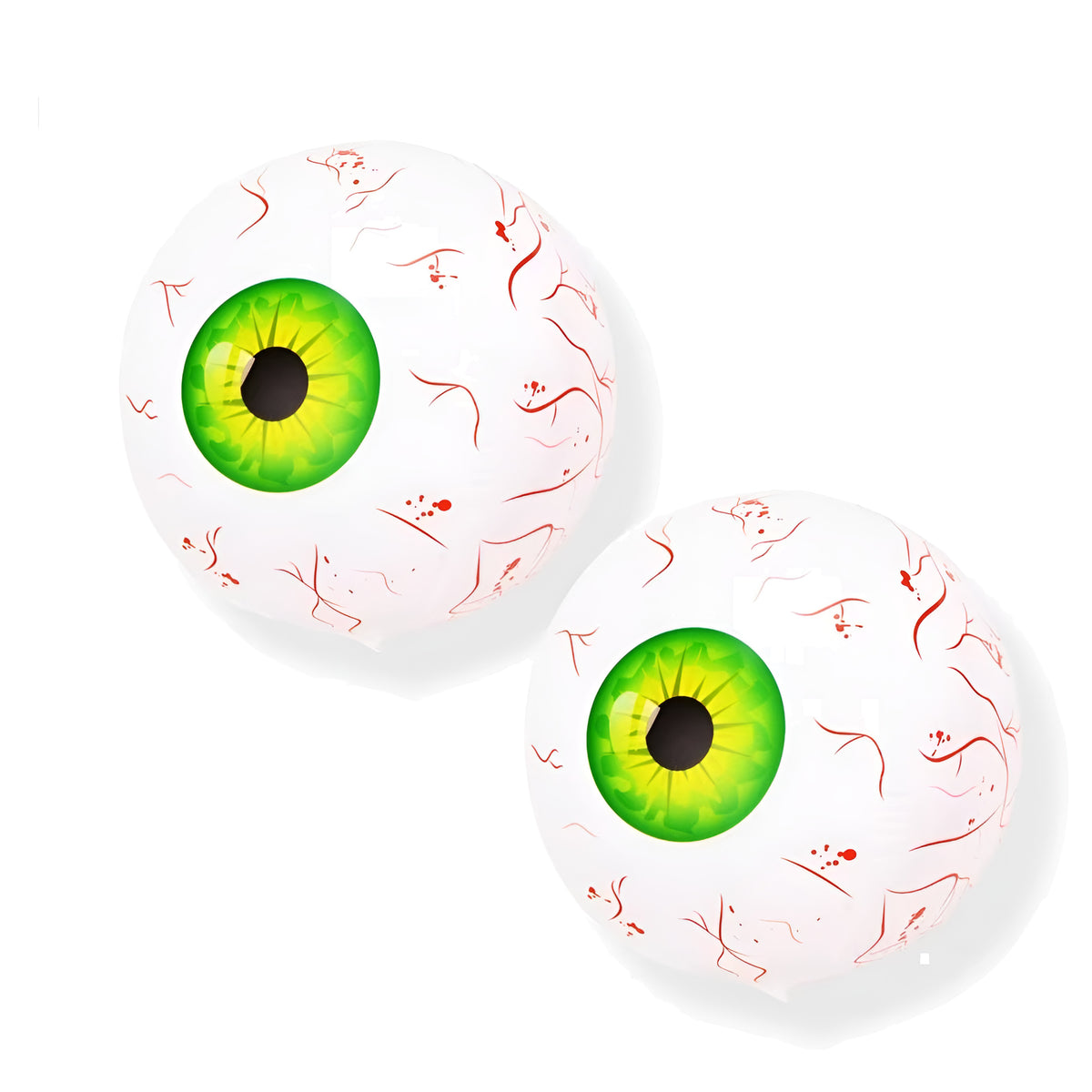 Spooky Halloween Foil Balloons Collection - Green Eye Eyeballs 2 pcs