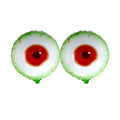 Spooky Halloween Foil Balloons Collection - Red Eye Round Eyeballs 2 pcs