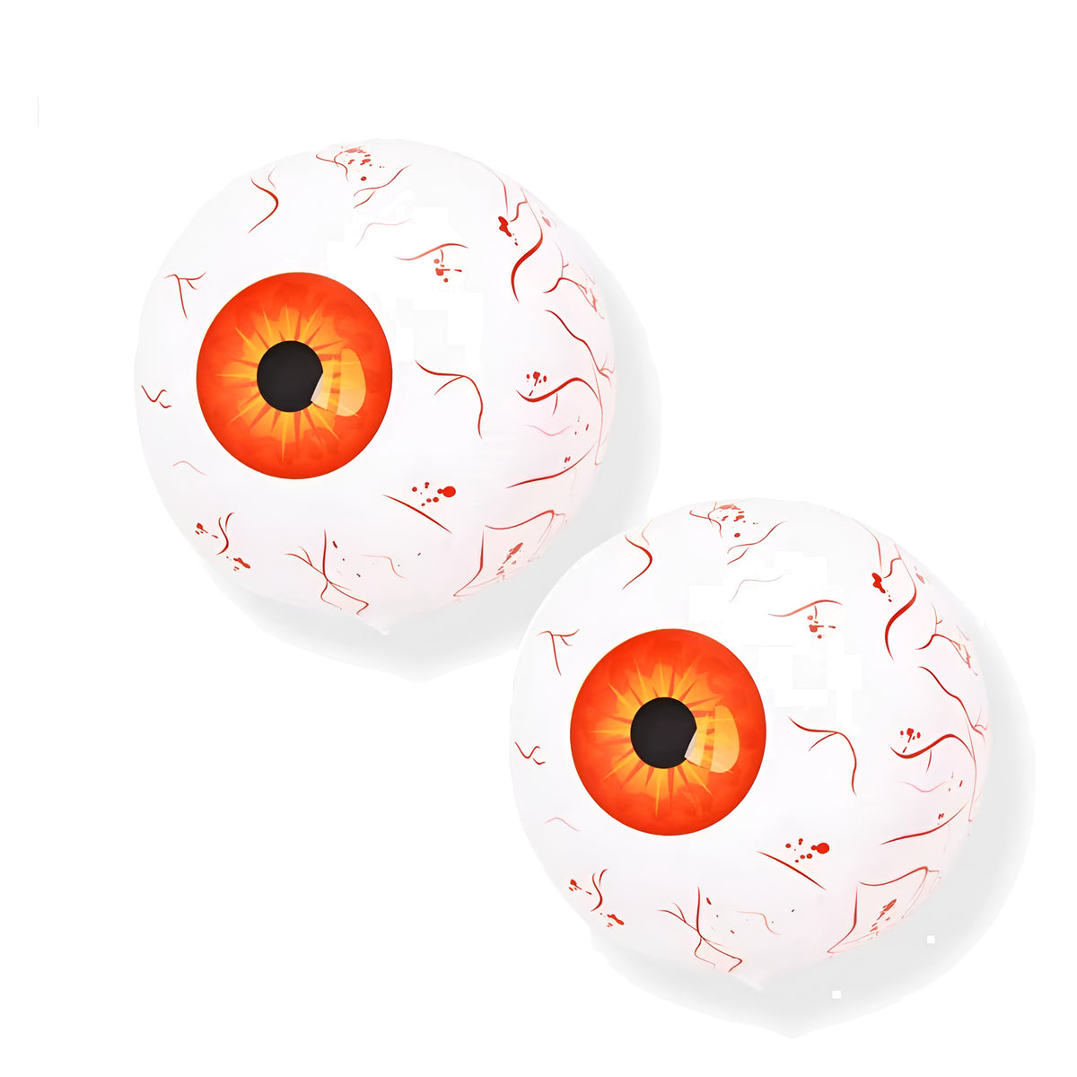 Spooky Halloween Foil Balloons Collection - Orange Eye Eyeballs 2 pcs