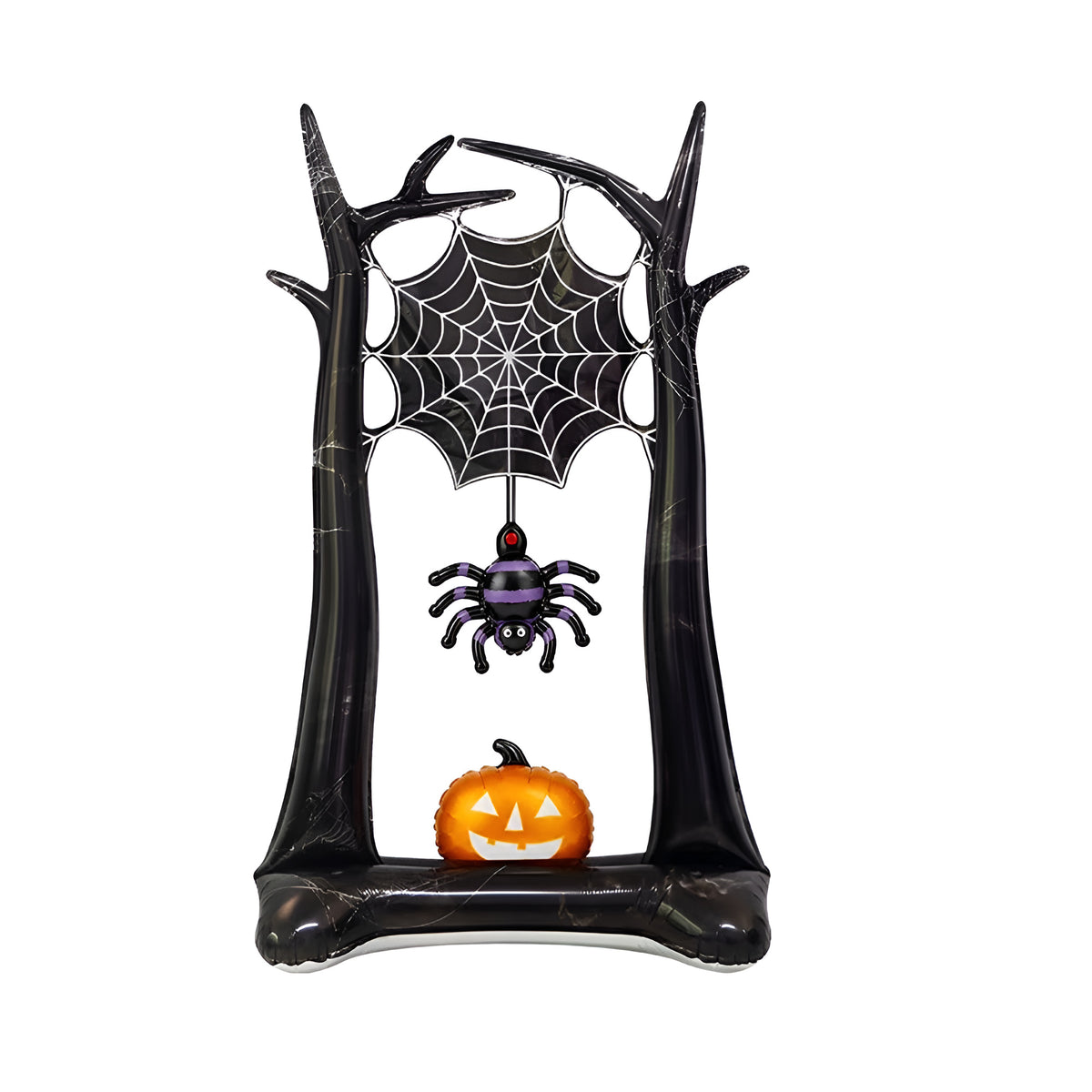 Spooky Halloween Foil Balloons Collection - Spider Web Arch
