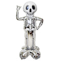 Spooky Halloween Foil Balloons Collection - Silver Skeleton