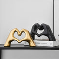 heart shaped gesture hands desktop decor figurine roomtery aesthetic room decor