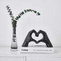 heart shaped gesture hands desktop decor figurine roomtery aesthetic room decor