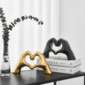 heart shaped gesture hands desktop decor figurine roomtery aesthetic room decor