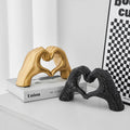 heart shaped gesture hands desktop decor figurine roomtery aesthetic room decor