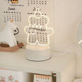 kawaii shaped acrylic plate night light lamp roomtery