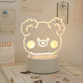 kawaii shaped acrylic plate night light lamp roomtery