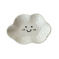 white kawaii smiling cloud shaped aesthetic jewelry tray 