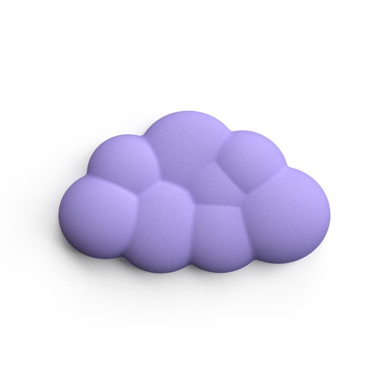 ergonomic purple cloud shaped keyboard wrist rest pad roomtery