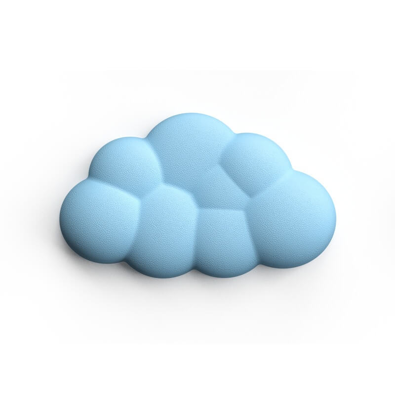 ergonomic blue cloud shaped keyboard wrist rest pad roomtery
