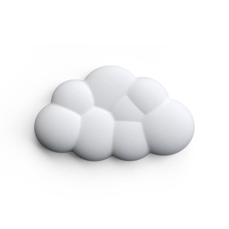 ergonomic white cloud shaped mouse wrist rest pad roomtery