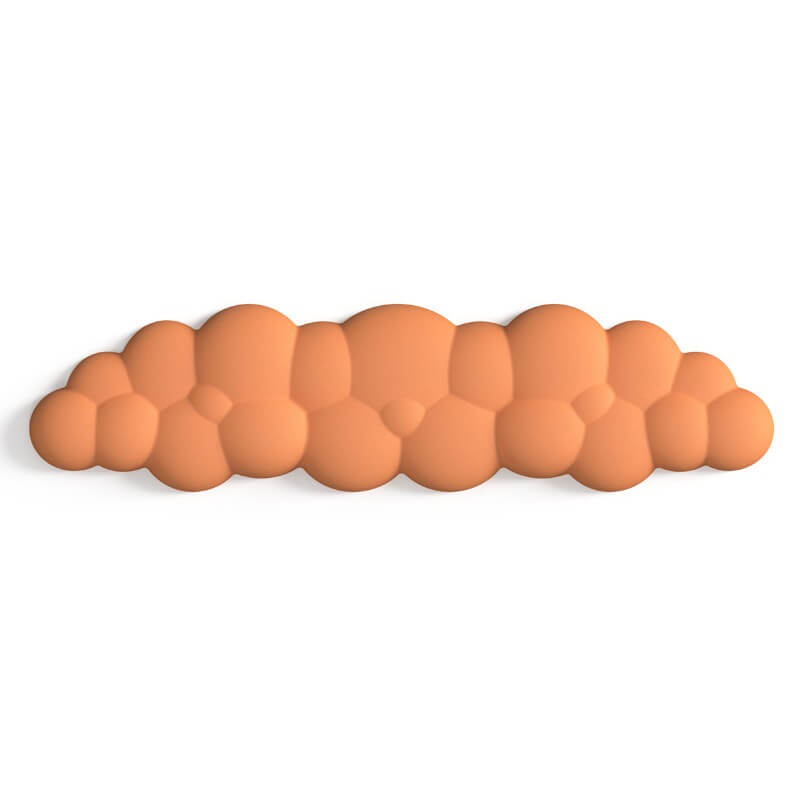 ergonomic orange cloud shaped keyboard wrist rest pad roomtery