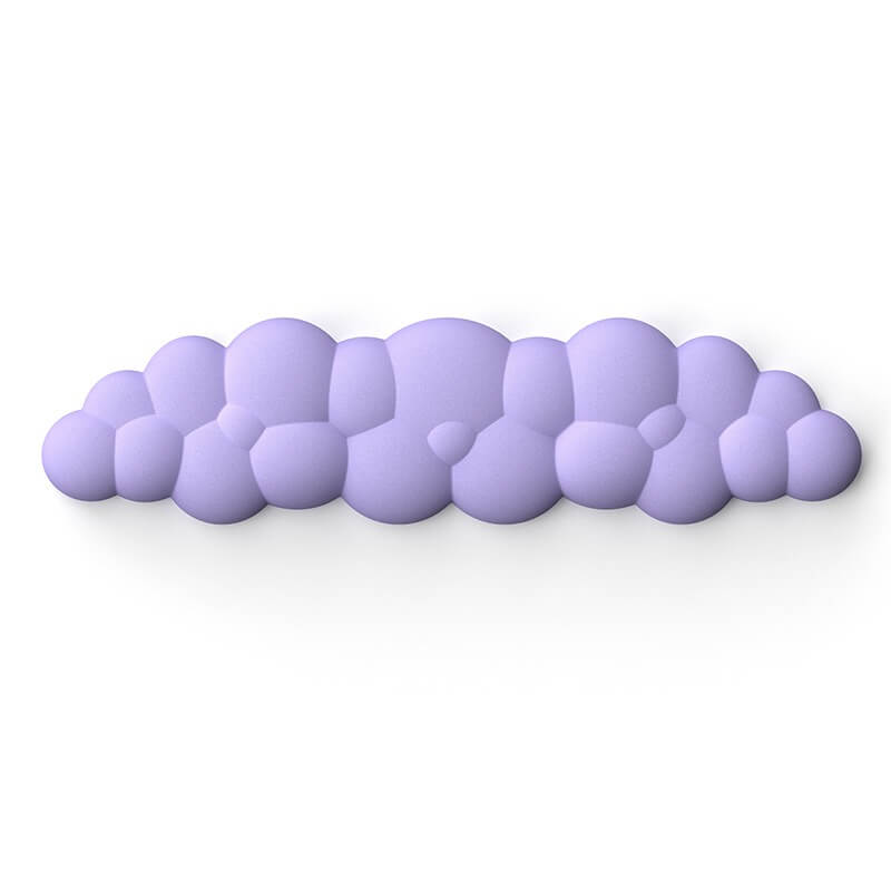 ergonomic purple cloud shaped keyboard wrist rest pad roomtery